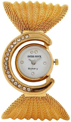 

Swiss Rock Gold Net Watch - For Women