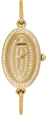 

Aspen AP2022 Aspen Gold Dial Ladies Watch- Be Jewelled-AP2022 Watch - For Women