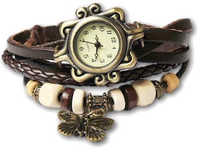 Ravishing BraceletBrown Analog Watch  - For Girls   Watches  (Ravishing)