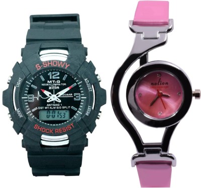 Creator S-showy And Nolion-003 Analog-Digital Watch  - For Couple   Watches  (Creator)