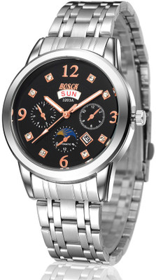 

BOSCK W1240SB Day Date Calendar Series Watch - For Men
