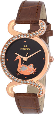 

MARCO JEWEL MR-LR50-BLK-BRW Watch - For Women