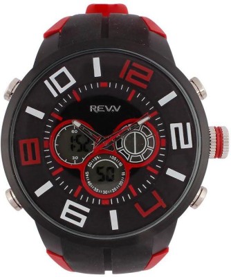 Revv GI8200WBLACKBLACKRED Analog-Digital Watch  - For Men   Watches  (Revv)