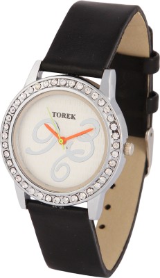 Torek Black Strap Analog Watch  - For Girls   Watches  (Torek)