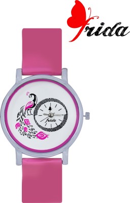 Frida New Latest Fashion Fancy Beautiful Best Selling Qulity Pink looks Offer Deal Sasta Chepest Collection Designer Wrist03 Watch  - For Women   Watches  (Frida)