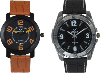 

Volga Branded Leather Quality Designer Dial Diwali Special Combo404 Designer Sport Looks WaterProof Mens Watch Watch - For Men