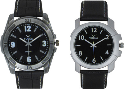 

Volga Branded Leather Quality Designer Dial Diwali Special Combo622 Designer Sport Looks WaterProof Mens Watch Watch - For Men
