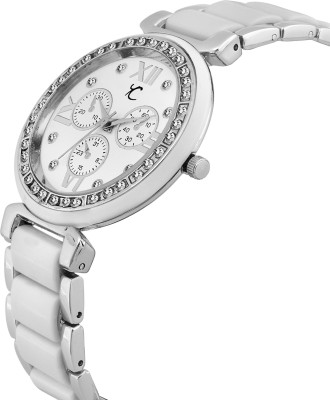 Youth Club PEARL-WHT DAZZEL CHRONOGRAPH PATTERN Analog Watch  - For Women   Watches  (Youth Club)