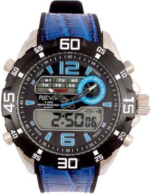 Revv GI8201WBLACKBLUE Analog-Digital Watch  - For Men   Watches  (Revv)