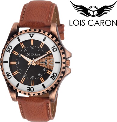 Lois Caron LCS-4146 COPPER BLACK DIAL COPPER CASE Watch  - For Boys   Watches  (Lois Caron)