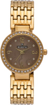 Aveiro AV235GMBRN Analog Watch  - For Women   Watches  (Aveiro)