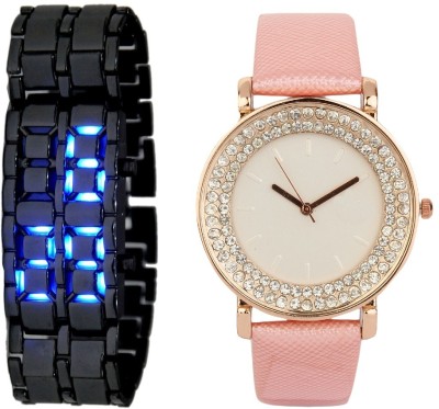 COSMIC DIAMOND LED - 7861 DIAMOND LED Analog-Digital Watch  - For Men & Women   Watches  (COSMIC)