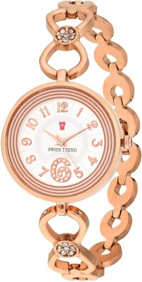 Swiss Trend ST2206 Golden Gorgeous Watch  - For Women   Watches  (Swiss Trend)