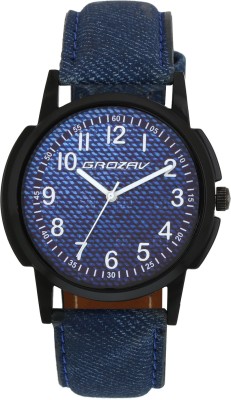 Grozav 106_BLUE_BLUE Analog Watch  - For Men   Watches  (GROZAV)