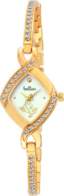 

BRITTON BR-LSQ037-WHT-GLD Watch - For Women