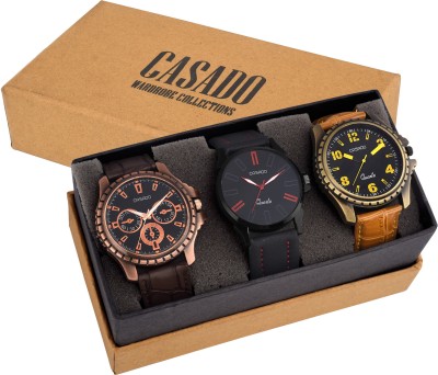 Casado 153AND135AND720 COMBO OF 3 LATEST EDITION WATCHES WITH JAPANESE MOVEMENT(2 YEAR WARRENTY) Watch  - For Men   Watches  (Casado)