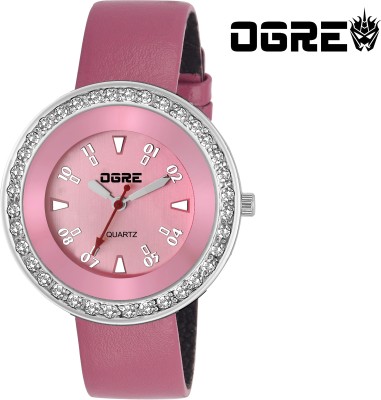 Ogre Lad-004 Pink Analog Watch  - For Women   Watches  (Ogre)