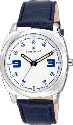 Swisstone SW-GR039-WHT-BLU Analog Watch  - For Men   Watches  (Swisstone)