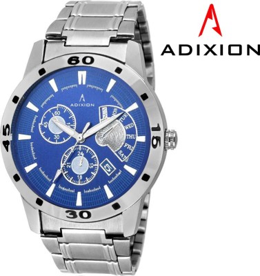 Adixion 9519SMC4 New Chronograph Pattern Stainless Steel Bracelet Watch Analog Watch  - For Men   Watches  (Adixion)