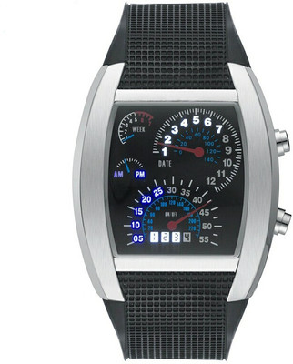 

GT Gala Time Pilot Series Speedometer Blue LED Watch - For Men