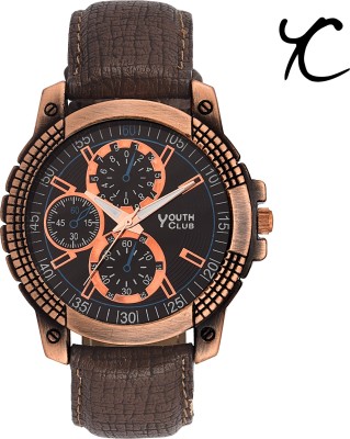 Youth Club Chrono Pattern Octane Look Analog Watch  - For Men   Watches  (Youth Club)