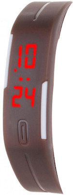 

Kissu Led Band Watch Combo of 3 Yellow, Orange And Brown Watch - For Couple