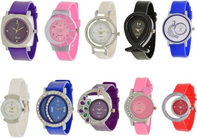 AR Sales AR 10 pc Designer Analog Watch  - For Women   Watches  (AR Sales)