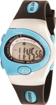 

Vizion 8551090-6BBLACK Sports Series Watch - For Boys