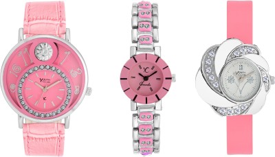 Youth Club Girls Litlle Stone FLW Pink Analog Watch  - For Women   Watches  (Youth Club)