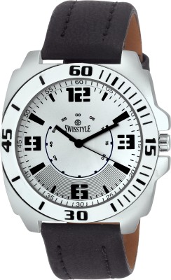 Swisstyle SS-GR907-WHT-BLK Watch  - For Men   Watches  (Swisstyle)