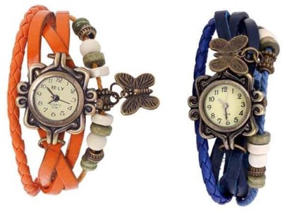 AR Sales 2 Piece Of Butterfly Vintage Analog Watch  - For Women   Watches  (AR Sales)