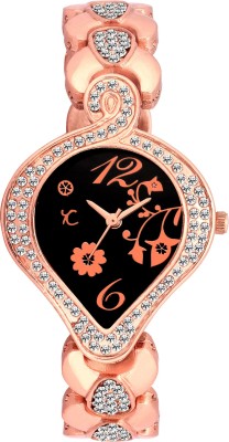 Youth Club DMLV-CPRBK Rose Gold Studded Analog Watch  - For Women   Watches  (Youth Club)