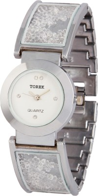 Torek Luxury Silver Chain Analog Watch  - For Girls   Watches  (Torek)