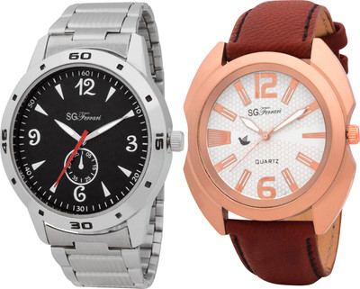 View SGferrari SGCOMBO7 STYLISH SERIES ANALOG STYLISH Watch  - For Men Wrist Watches Price Online(SGferrari)