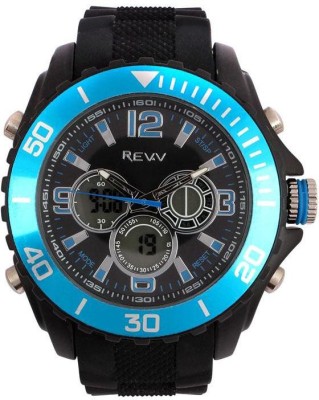 Revv GI8203WBLACKBLUEBLACK Analog-Digital Watch  - For Men   Watches  (Revv)
