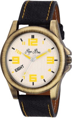 Pappi Boss FUNKY Leather Strap Analog Watch  - For Men   Watches  (Pappi Boss)