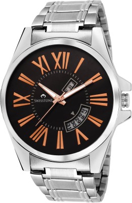 Swisstone SW-GR104-BLK-CH Analog Watch  - For Men   Watches  (Swisstone)