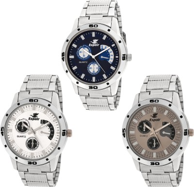 Espoir Combo ES109 Espoir ES109P Chronograph Pattern Analog Watch  - For Men   Watches  (Espoir)