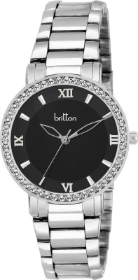 Britton BR-LR033-BLK-SLV Watch  - For Women   Watches  (Britton)