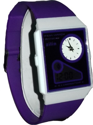 Fashion Gateway Purple Digital and Analog watch for Girls and Women Purple Analog-Digital Watch  - For Boys & Girls   Watches  (Fashion Gateway)