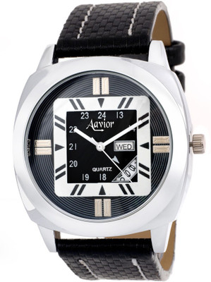 

Aavior Fashion Black AA.191 Day and Date Watch - For Men