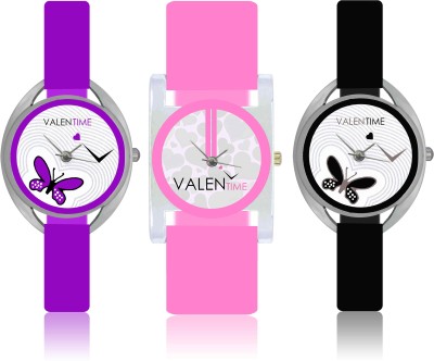 Valentime W07-1-2-8 New Designer Fancy Fashion Collection Girls Analog Watch  - For Women   Watches  (Valentime)