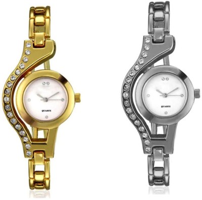 Keepkart KK golden silver Diamond 4800 Watch  - For Girls   Watches  (Keepkart)