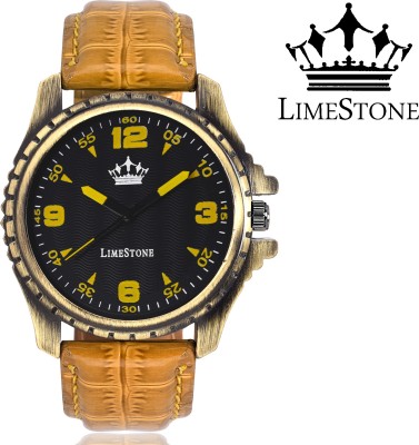 LimeStone LS2602 Tan Master Watch  - For Men   Watches  (LimeStone)
