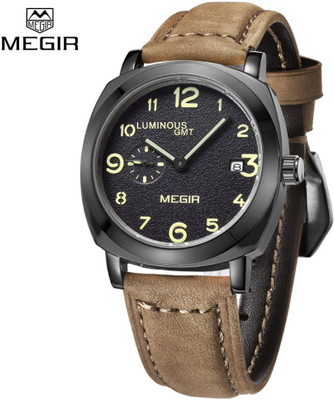 

Megir Gmarks- 1046-Light brown Executive Watch - For Men