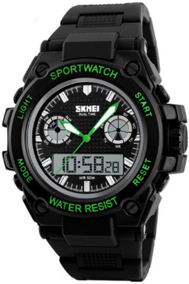 Skmei Gmarks-7121-Green Sports Analog-Digital Watch  - For Men & Women   Watches  (Skmei)