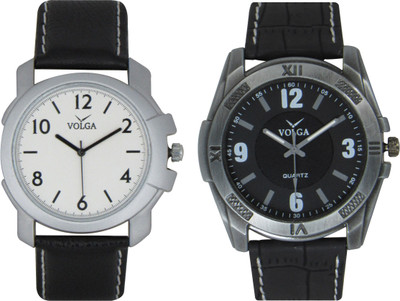 

Volga Branded Leather Quality Designer Dial Diwali Special Combo192 Designer Sport Looks WaterProof Mens Watch Watch - For Men
