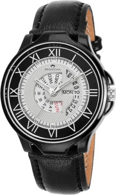 Swisstone BLK099-BLK Analog Watch  - For Men   Watches  (Swisstone)