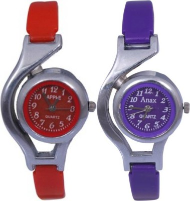 RIDASU Ri Red & Purple Analog watch Watch  - For Girls   Watches  (RIDASU)