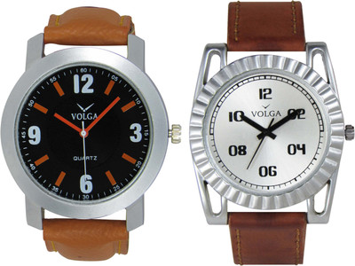 

Volga Branded Leather Quality Designer Dial Diwali Special Combo554 Designer Sport Looks WaterProof Mens Watch Watch - For Men
